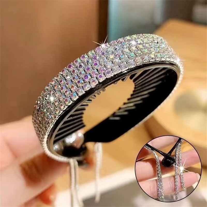 Pearl Hair Claw Set Clip for Women Gold Color Hairpins Metal Hair Accessories Geometric Hollow Pincer Barrette Crystal Clip Big