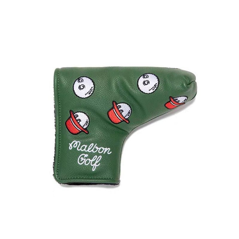 Golf Putter Cover Magnetic Closure PU Leather Golf Putter Headcover Golf Accessory Original factory Fast delivery