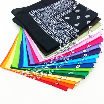 Hip Hop Bandana 23 Styles Man Women Fashion Outdoor Headbands Hair Band Wrist Wraps Hair Scarves High Quality Hair Accessories