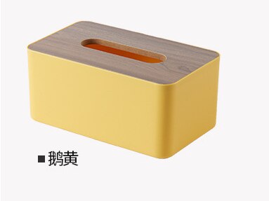 Wooden tissue holder household tissue storage box detachable tissue box elegant and simple