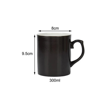 Customized Ceramic Magic Mug Pour in hot water pictures display mugs Print Picture Photo LOGO Text Hot Water Change Color cup