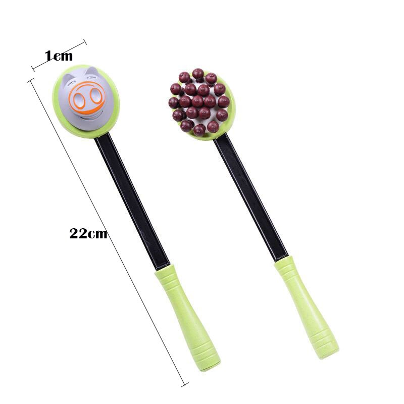 Massage Device for Neck Hammer Stress Fatigue Relief Handle Wood Scratcher Relaxing Stick Body Health Care Tool Massageador