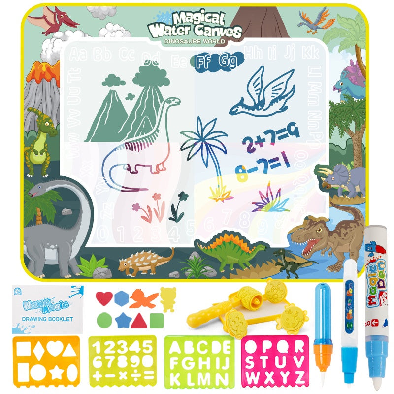 Magic Doodle Mat Water Drawing Pad Mat 100 X 75CM Large Painting Writing Educational Mat Toys for Girls Boys Age 3 - 12