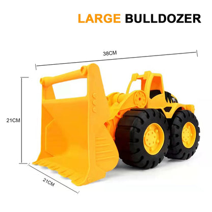 Engineering Car Truck Toys Bulldozer Play Vehicles Big Size Mainan Budak Lelaki gift for boy Good Quality Strong Plastic