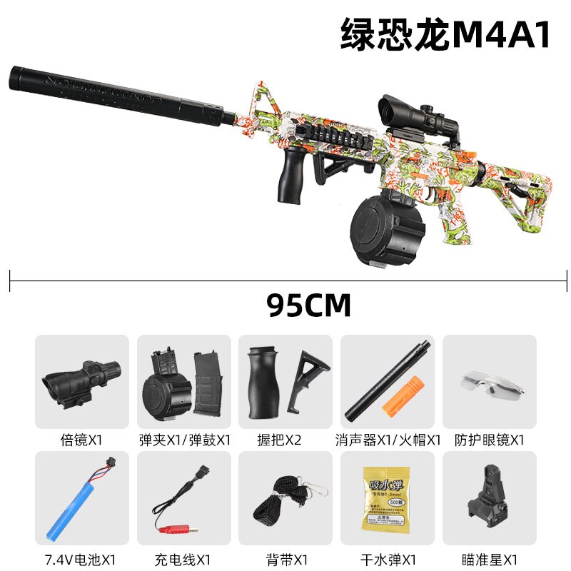 M416 M4A1 Airsoft Weapon Water Gel Blaster Electric Rifle Water Ball Gun Blaster Armas Silah For Adults Kids CS Fighting