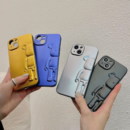 Fashion Bear Case For iPhone 13 Pro Max For Violent Bear Mobile Phone Cover IMD Craft For iPhone 12 Promax 11pro XR