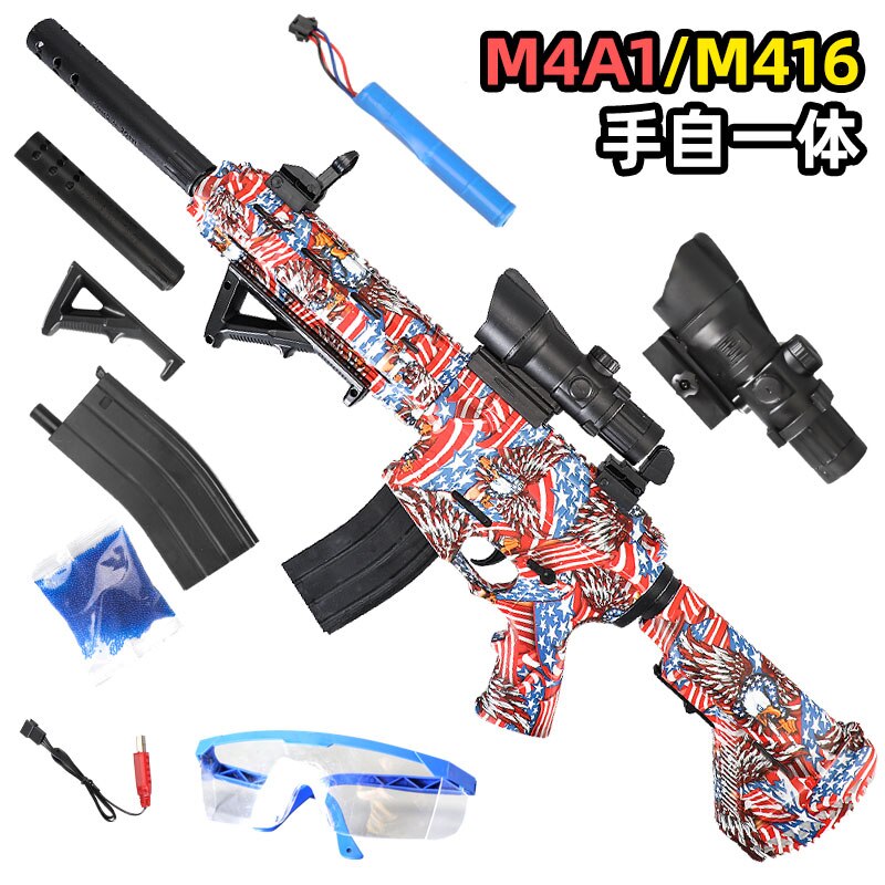 M416 M4A1 Airsoft Weapon Water Gel Blaster Electric Rifle Water Ball Gun Blaster Armas Silah For Adults Kids CS Fighting