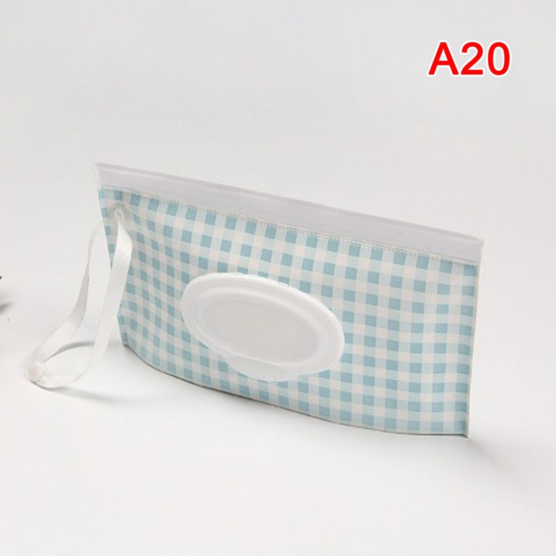 Wet Tissue Box Wipes Dispenser Portable Wipes Napkin Storage Box Holder Container for Car Home Office