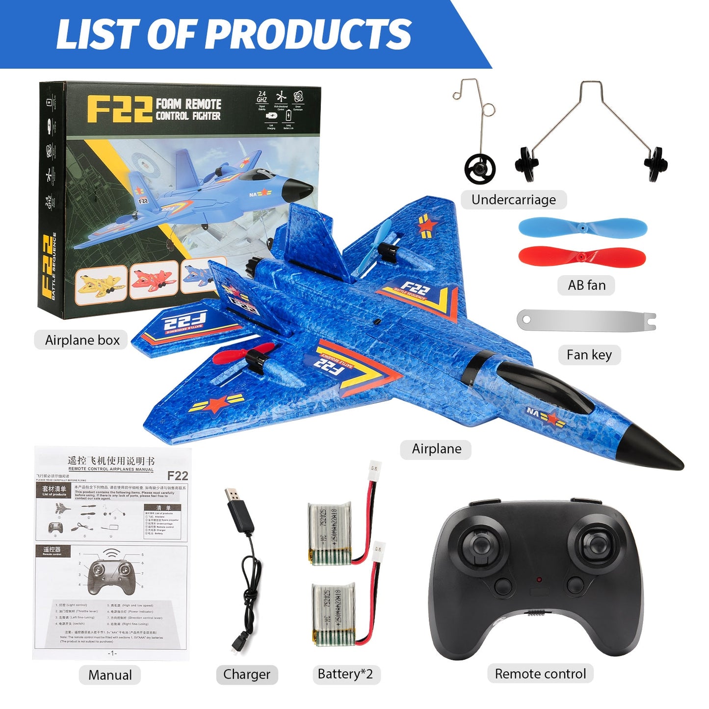 RC Plane F22 raptor Helicopter Remote Control aircraft 2.4G Airplane Remote Control EPP Foam plane Children toys