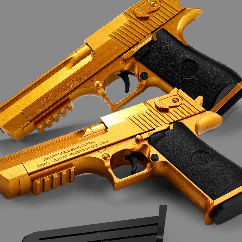 Desert Eagle Colt 1911 sand throwing shell soft bullet gun manually loaded EVA launching soft bullet gun children&#39;s outdoor toys