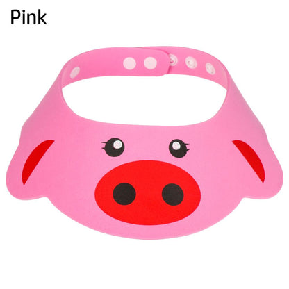 Adjustable Baby Shower Caps Child Waterproof Shampoo Hat Kids Boys Girls Wash Hair Bath Shield Ear Eye Protection Visor