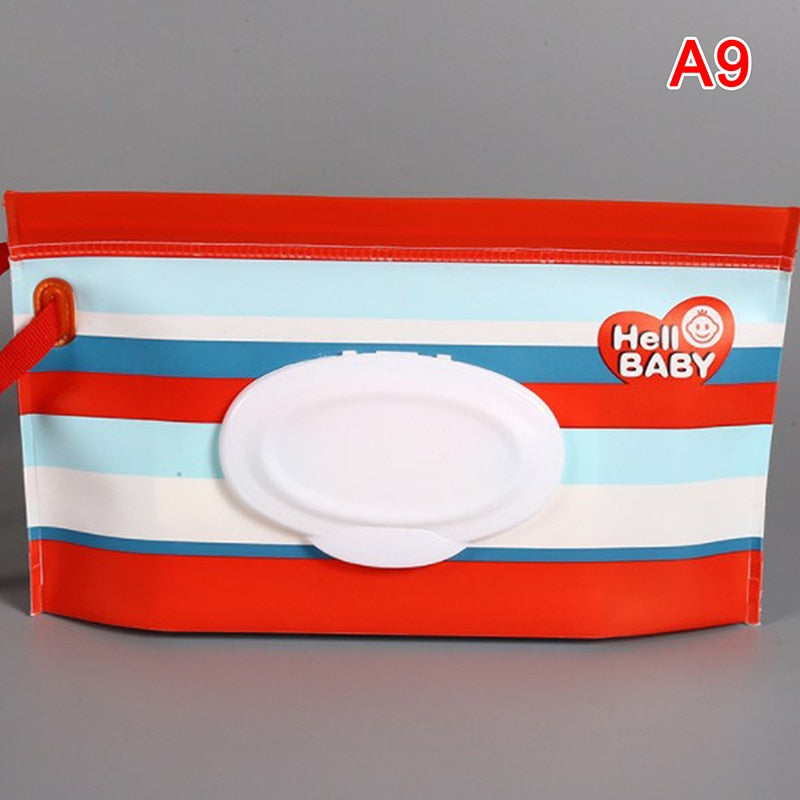 Wet Tissue Box Wipes Dispenser Portable Wipes Napkin Storage Box Holder Container for Car Home Office