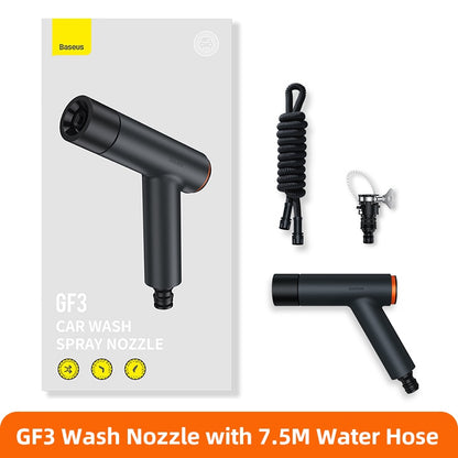 Baseus Car Water Gun High Pressure Washer Wash Spray Nozzle with Hose Hand Sprayer Gun for Home Garden Car Cleaning Accessories