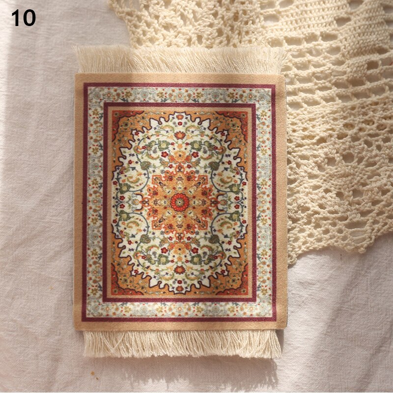 Handmade Bohemian Tassel Table Mat INS Persian Retro Non Slip Dining Table Mat Kitchen Accessories Decoration Home Pad Coaster