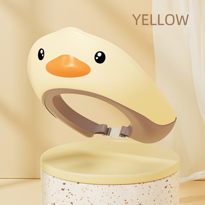 COZOK Baby Shampoo Cap Waterproof Ear Protection Silicone Cartoon Duck Children Shower Cap Water-blocking Hat Accessories