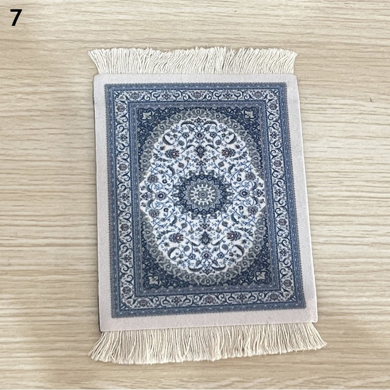 Handmade Bohemian Tassel Table Mat INS Persian Retro Non Slip Dining Table Mat Kitchen Accessories Decoration Home Pad Coaster