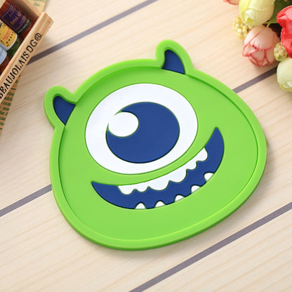 Creative Cartoon Cute Animal Coaster Silicone Thermal Insulation Non-Slip Mat Practical Tea Coaster Bowl Mat Small Plate Mat