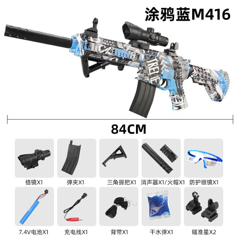 M416 M4A1 Airsoft Weapon Water Gel Blaster Electric Rifle Water Ball Gun Blaster Armas Silah For Adults Kids CS Fighting