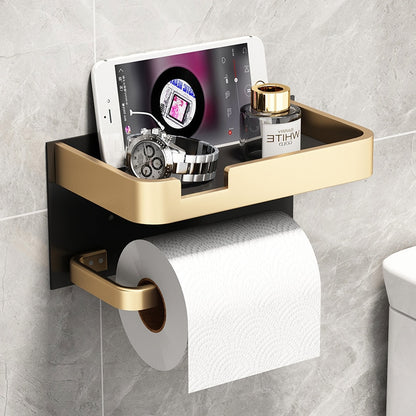 Toilet Tissue Box Paper Rack Toilet Paper Luxury Hotel Roll Paper Mobile Phone Rack Home Punching-free Nordic