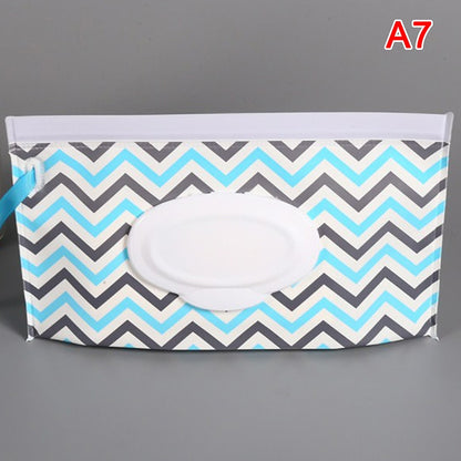 Wet Tissue Box Wipes Dispenser Portable Wipes Napkin Storage Box Holder Container for Car Home Office