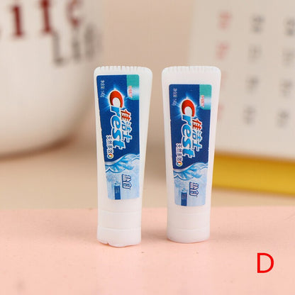 Dollhouse Miniature Mini Shampoo Toothpaste Bathroom Accessories For Doll House Furniture Accessories Toys