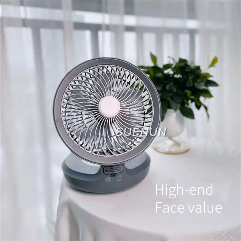 Air circulation desktop small suspended electric fan desktop office charging wall hanging folding kitchen