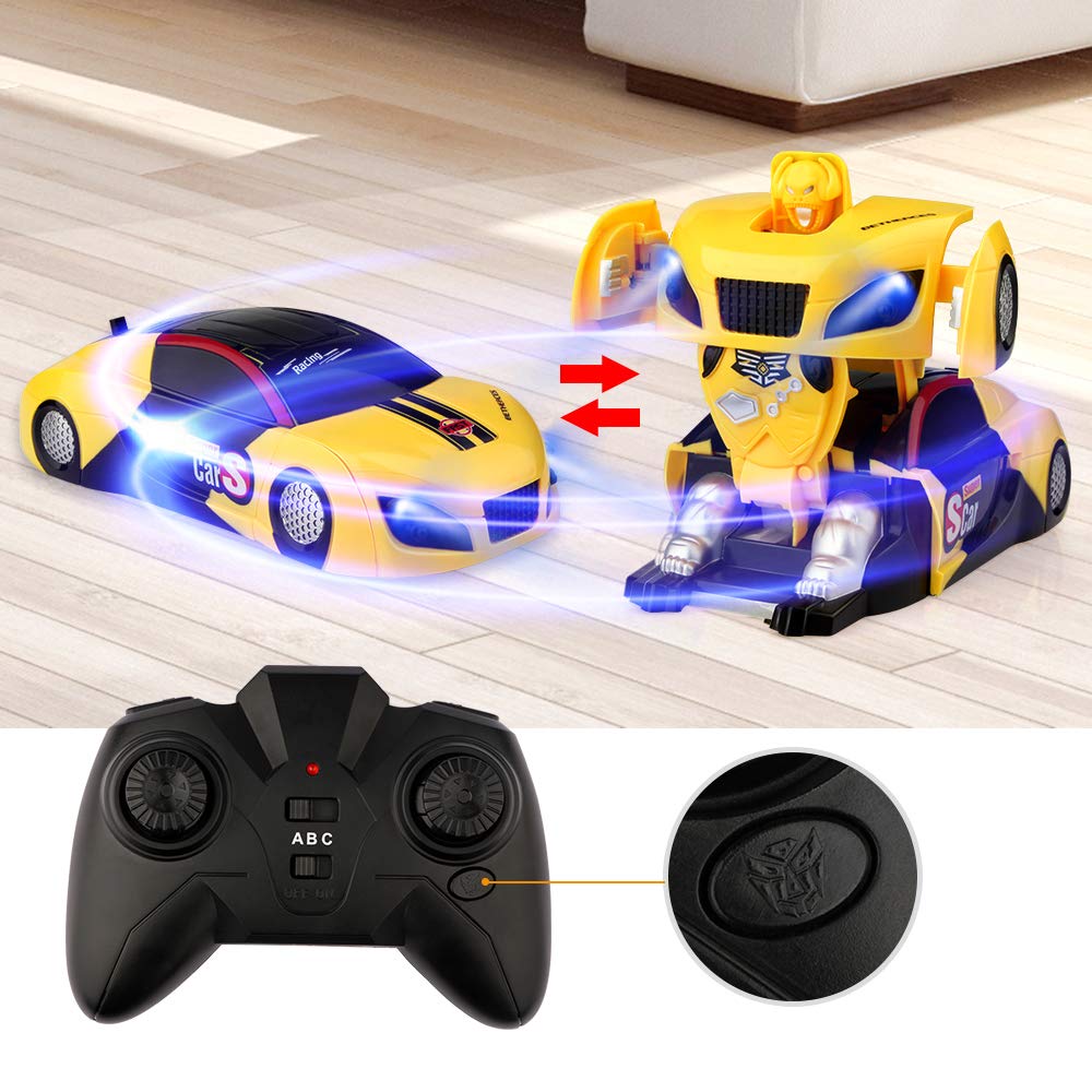 Wall Climbing Remote Control Car Dual Mode 360° Rotating RC Stunt Cars with Headlight Rechargeable Toys for Boys Gift for 4 5 6 7 8-12 Year Old Kids