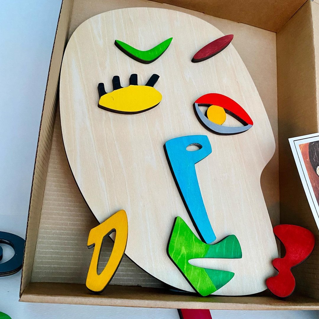 Wooden montessori puzzles