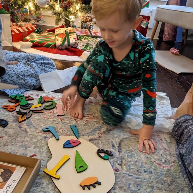 Wooden montessori puzzles