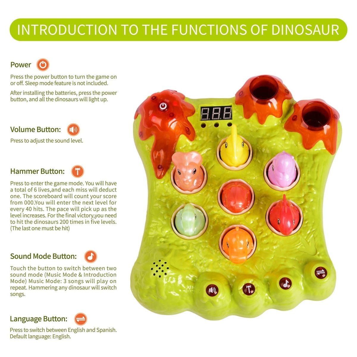 Dinosaur Game Pounding Toys - Wholesale