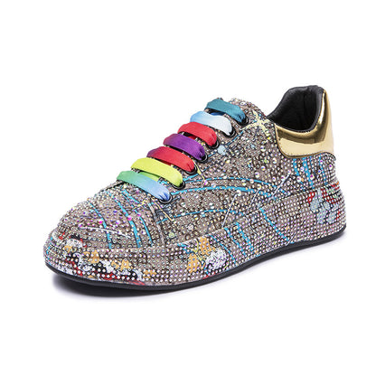 Men Shoes 2021 New Trend Rhinestone Platform