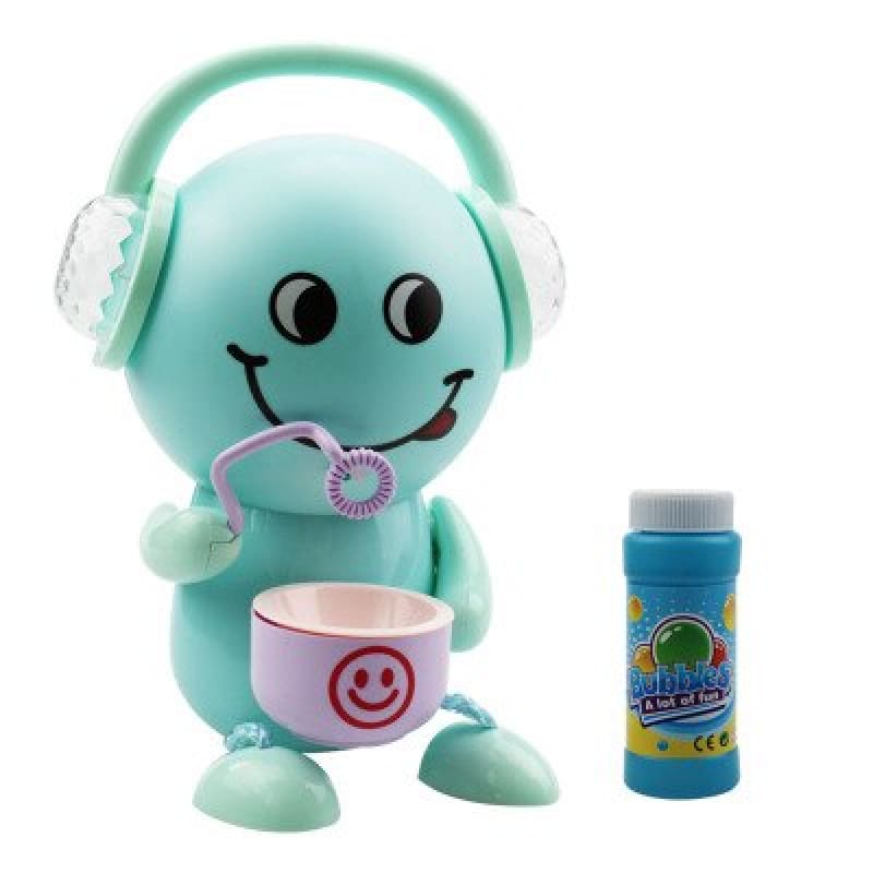 Earphone Expression Bubble Machine Toys Automatic Bubble Maker with Music Light for Children Bubble Blower