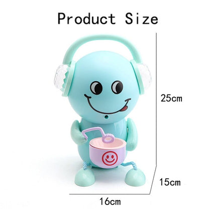 Earphone Expression Bubble Machine Toys Automatic Bubble Maker with Music Light for Children Bubble Blower