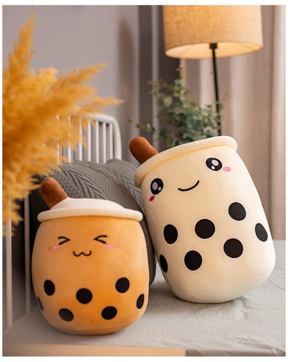 Happy Bubble Tea Plush Toy