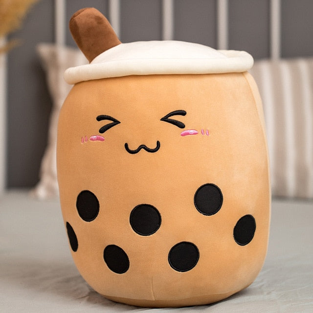 Happy Bubble Tea Plush Toy