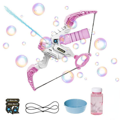 Bubble Machine Bow and Arrow 2 in 1 -2022 Summer Kids Soap Automatic Bubble Machine Outdoor